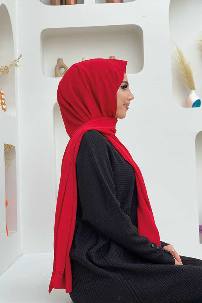 2050 Medina Silk Hijab Burgundy