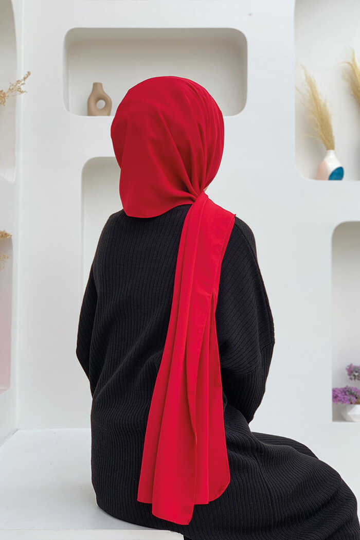 2050 Medina Silk Hijab Burgundy