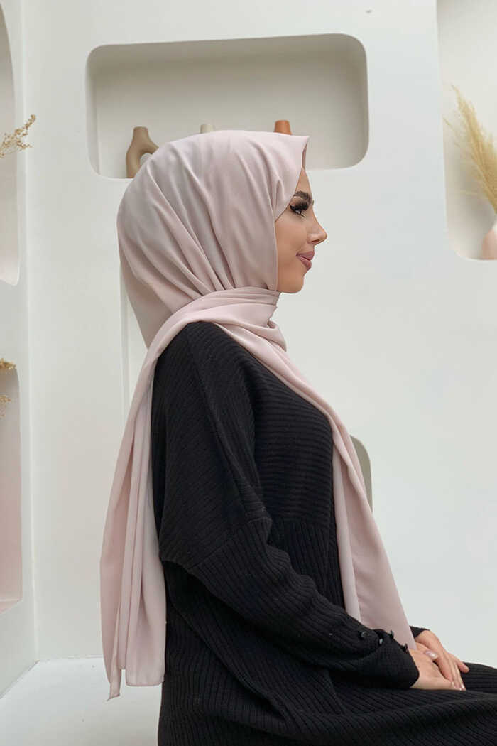 2050 Medina Silk Hijab Stone