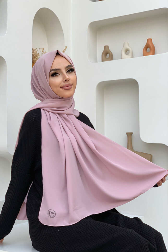2050 Medina Silk Hijab Dusty Rose