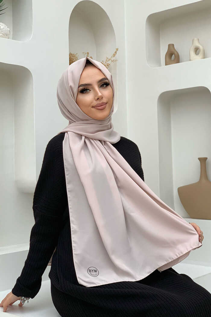 2050 Medina Silk Hijab Stone