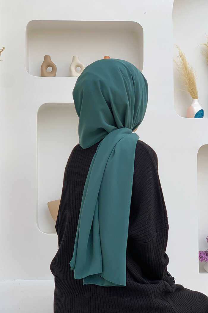 2050 Medina Silk Hijab Emerald