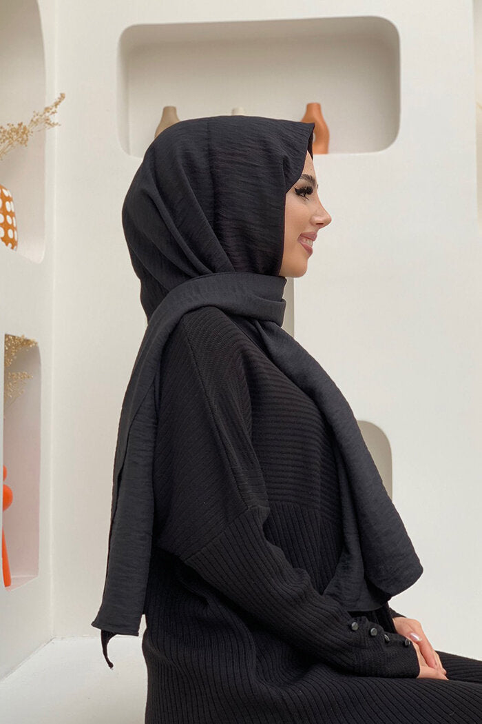 2052 Everyday Hijab Black