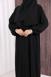 Prayer Dress with Matching Hijab 3857 Black - view 6