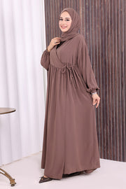Shawl Wrap Prayer Dress 6027 Mink view 4