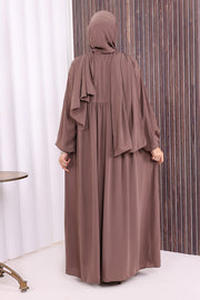 Shawl Wrap Prayer Dress 6027 Mink view 5