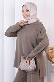 Modest Tunic and Trouser Set 1213 Khaki — view 5