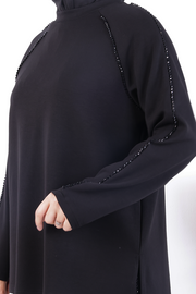 Modest Tunic and Trouser Set 1213 Black — view 5